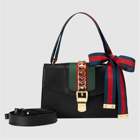 gucci ladies sylvie shoulder bag|gucci sylvie bag medium.